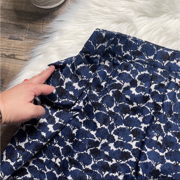 Boden Millie Tree A-Line Blue Skirt, 8 - Picture 3 of 10